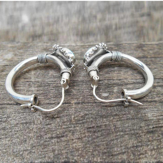 Boucles d'oreilles turquoise vintage