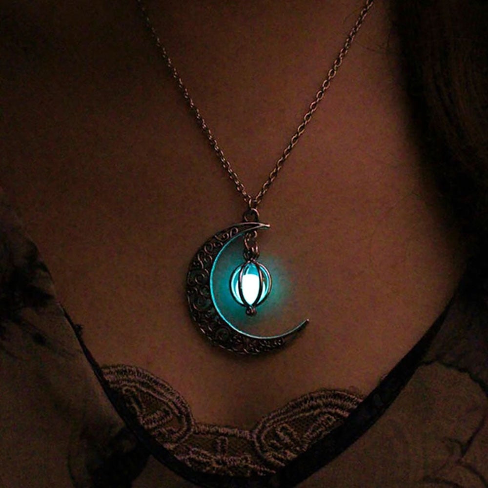 Pendentif lumineux au clair de lune